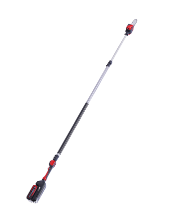 Hogyan történik a rúdfűrész kezelőkarja a hosszabbító rúdon?